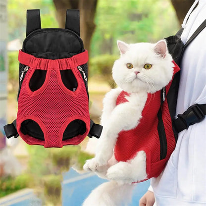 Pet Carrier Backpack Adjustable Pet Front Carrier for Hiking And Riding Dog Backpack Pet Legs Out Travel Bag for Cats Small Dogs