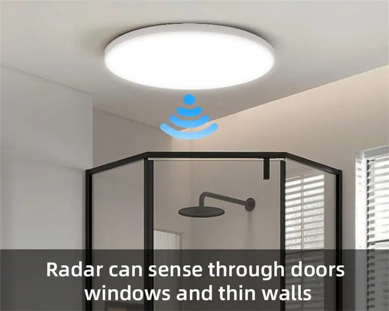 LED Motion Sensor Ceiling Lighting LED Radar Sensor Light for Room Hallways Aisle Stair Balcony Garage Induction Ceiling Lights