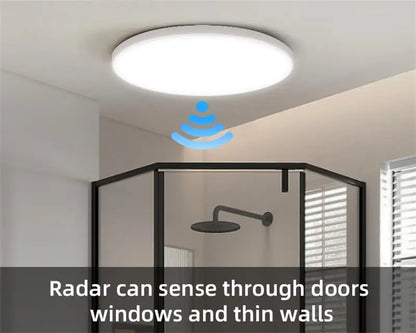 LED Motion Sensor Ceiling Lighting LED Radar Sensor Light for Room Hallways Aisle Stair Balcony Garage Induction Ceiling Lights