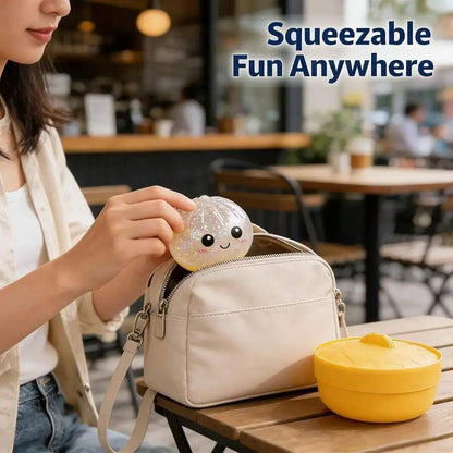 Squeeze Dumpling Stress Relief Ball 2026 New Bun-Shaped Squeeze Ball Multi-Piece Party Gift Pack Pocket Game (Color Random) Dumpling-Shaped Squeeze Toy, Squeeze Dough Stress Relief Toy