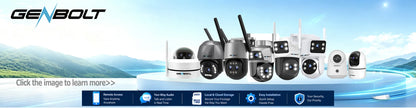 2K Pet Camera WiFi Security Camera Indoor Home Surveillance Camera, Motion Detection, Two-Way Audio, Night Vision, GENBOLT