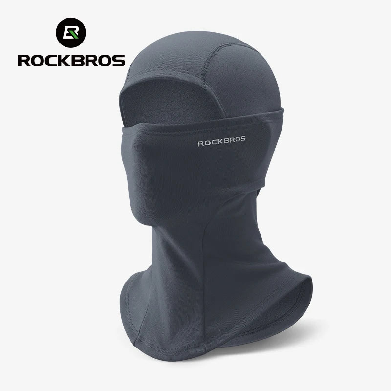 ROCKBROS Full Face Mask Warm Winter Scarf Balaclava Helmet Liner Fishing Skiing Hiking Bike Mask Windproof Breathable Headgear