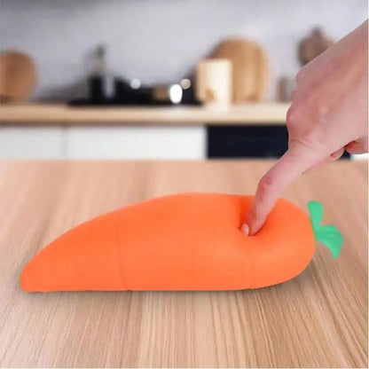 1/2pcs Toymendous Squishy Carrot – Jumbo 13cm Inch Squishy Vegetable Sand-Texture Carrot Stress Relief Toy | Giant Stress Relief Toy | Fidget Sensory Food Fun For Adults Party Toys, Theme Activities