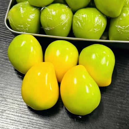 New Handmade Crispy Mango Squishy Stress Ball Crunchy Squeeze Fidget Toy Round Blocks ASMR Sensory Decompression for Adults