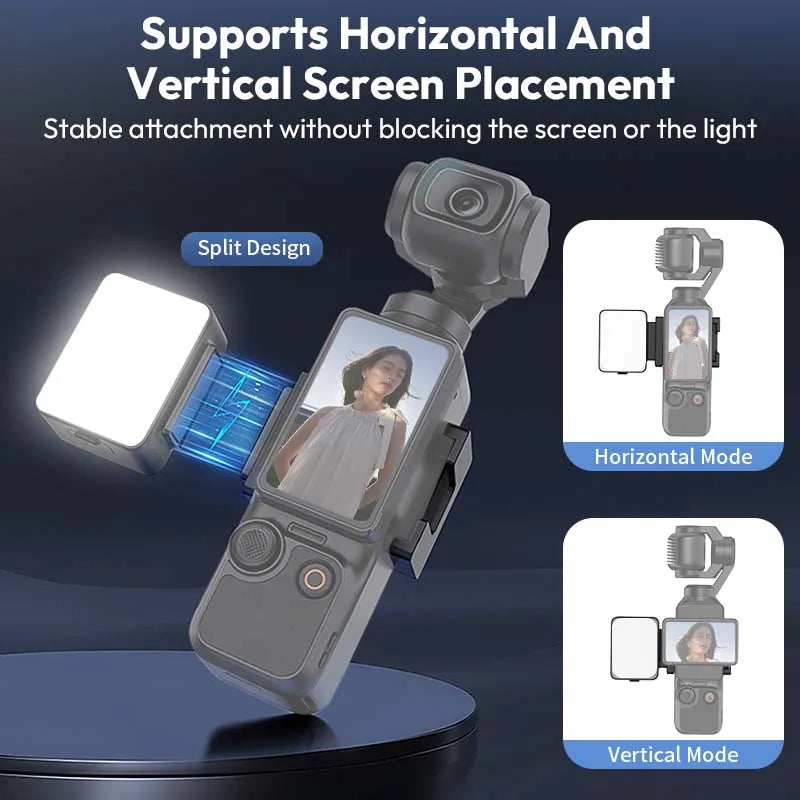 Ulanzi LM001 for DJI Osmo Pocket 3 4 Video Light Magnetic Mini Led Light Waterproof Vlogging Tiktok Live 500mah Rechargeable