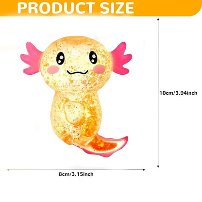 1/3/6/9PCS Axolotl Sensory Stress Relief Squishy Valentine's Day Gift Axolotl Party Supplies Gift Stress Relief Squeezing Gift