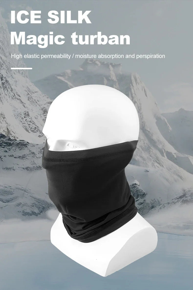 1PC Summer Face Mask Cycling/Fishing/Running Neck Gaiter with UV Protection-Breathable Sweat-Absorbing Sports Bandana