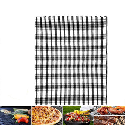 1pc Reusable Non-stick BBQ Grill Mesh Bag Barbecue Baking Isolation Pad Outdoor Picnic Camping BBQ Kitchen Tools