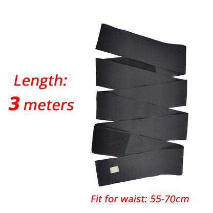 Women Waist Trainer Slimming Belly Reducing Tummy Wrap Belt Elastic Workout Shaper Weight Loss Compression Abdomen