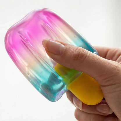 Ice Cream Squishy Fidget Toys Summer Slow Rebound Stress Ball Anxiety Stress Relief Sensory Toys Birthday Gifts Party Favors