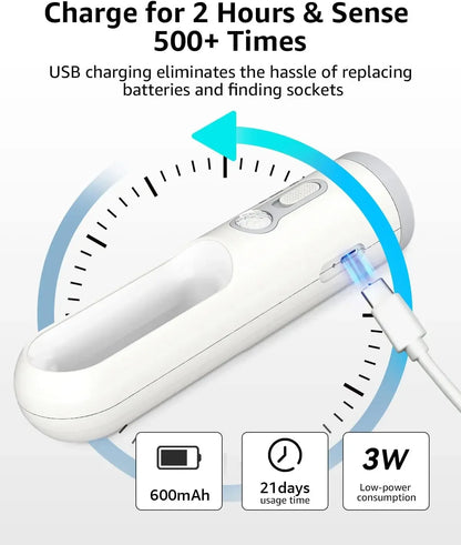 LED Motion Sensor Night Light Flashlight 2 in 1 Portable with Dusk to Dawn Sensor for Bedroom, Bathroom, Reading, Camping