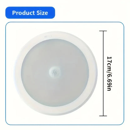 Magnetic PIR Motion Sensor LED Ceiling Light 2.5W 250lm Cool White Indoor Light For Living Room Bedroom Hallway Office Balcony