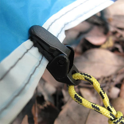 10PCS Tent Rope Fastener Adjuster Outdoor Camping Triangle Non-Slip Hiking Rope Buckles Stopper Tools Adjust Rope Accessories