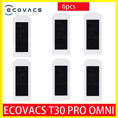 ECOVACS T30 PRO OMNI / T30S PRO / YEEDI M12 Pro+ Robot Vaccum Replacement Parts Dust Bag Main Side Brush Filter Mop Accessories