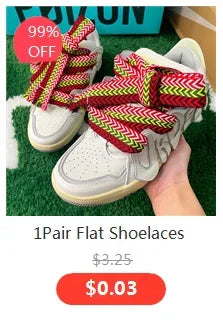 1pair Flat Shoelaces Classic Shoe Laces Fit Fashion Solid Sports Shoelace Casual Unisex Shoe Strings Shoe Accessories