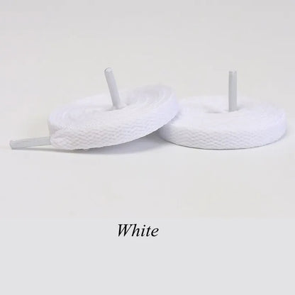 1pair Flat Shoelaces Classic Shoe Laces Fit Fashion Solid Sports Shoelace Casual Unisex Shoe Strings Shoe Accessories