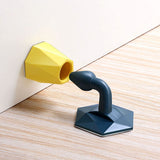 Mute Non-punch Silicone Door Stopper Touch Toilet Wall Absorption Door Plug Anti-bump Door Holder Gear Gate Resistance Door Stop