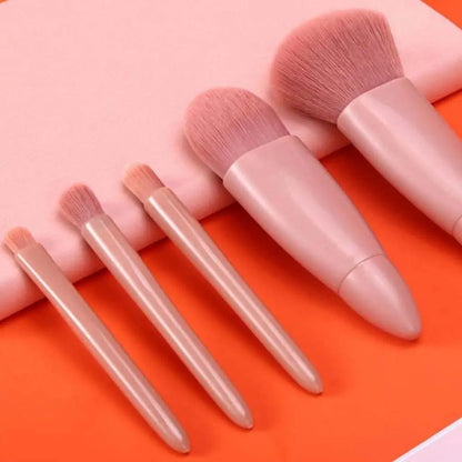 Mini Makeup Brushes Set Mirror Soft Fluffy for Cosmetics Foundation Powder Eyeshadow Kabuki Blending Makeup Brush Beauty Tool