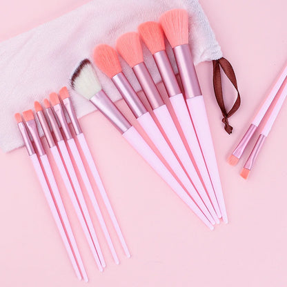 10/14Pcs Makeup Brushes Set EyeShadow Foundation Women Cosmetic Loose Powder Blush Super Soft Blending Make Up Brush Beauty Tool