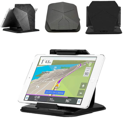 Carbon Fiber Car Phone Holder Dashboard Universal 3 to 7 inch Mobile Phone Clip Mount Bracket For Phone XR XS MAX GPS Stand