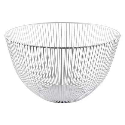 Household Tools Storage Basket Black Table Decor Metal Candy Dish Kitchen Fruit Bowl Food Baskets Iron Vegetable Home Holder