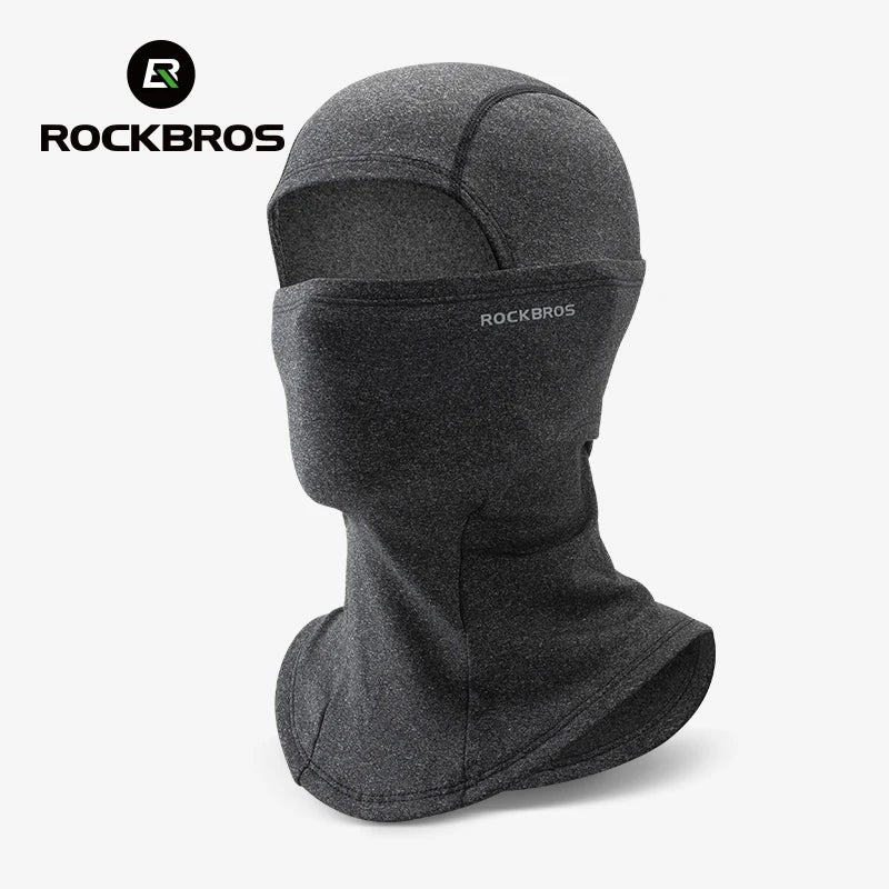ROCKBROS Full Face Mask Warm Winter Scarf Balaclava Helmet Liner Fishing Skiing Hiking Bike Mask Windproof Breathable Headgear
