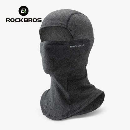 ROCKBROS Full Face Mask Warm Winter Scarf Balaclava Helmet Liner Fishing Skiing Hiking Bike Mask Windproof Breathable Headgear