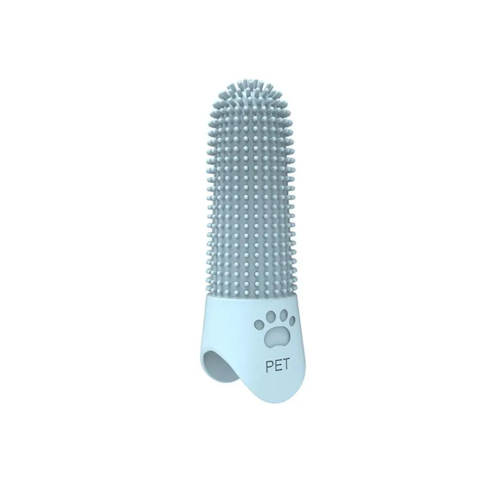 Dog Toothbrush, 360° Cleaning Finger Toothbrush for Dogs, Food Grade Silicone Dog Finger Toothbrush for Dogs & Cats Dental Care