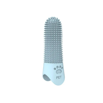 Dog Toothbrush, 360° Cleaning Finger Toothbrush for Dogs, Food Grade Silicone Dog Finger Toothbrush for Dogs & Cats Dental Care
