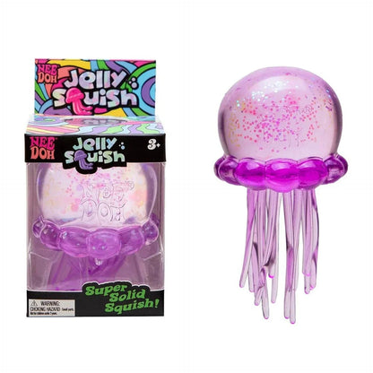 Transparent Glitter Jellyfish Squishy Toy Super Soft BIG Squeeze Stress Ball Sensory Fidget Toy for Anxiety Relief 114 / 128