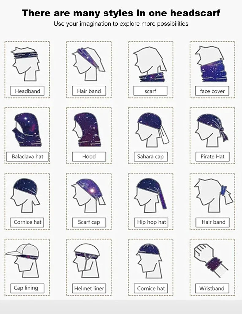 1PC Summer Face Mask Cycling/Fishing/Running Neck Gaiter with UV Protection-Breathable Sweat-Absorbing Sports Bandana