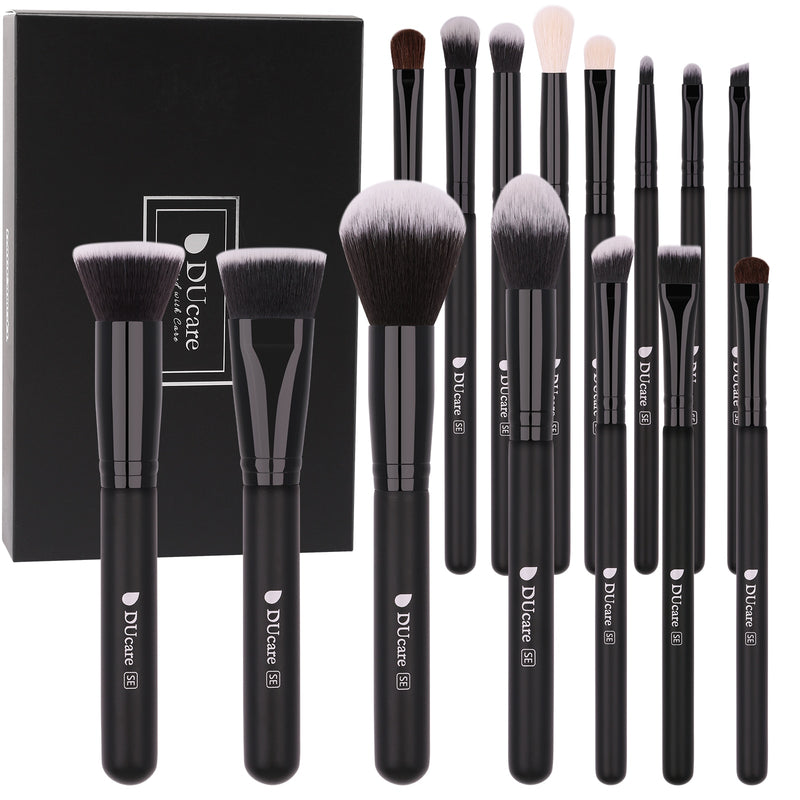 DUcare Professional Makeup Brushes 8-27Pcs Makeup Brush Full Set Foundation Eyeshadow Powder Synthetic Goat Hair Cosmetics Brush