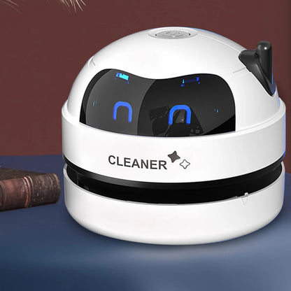 Mini Vacuum Cleaner Portable Wireless Vacuum Cleaner 500mAh USB Rechargeable with Detachable Nozzle for Home Office Keyboard