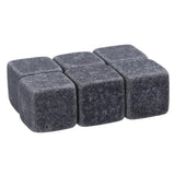 6Pcs Marble Cubes Whiskey Drinks Chilling Ice Stone Bar Cocktail Accessories  Wedding cooling drinks Ice Bags