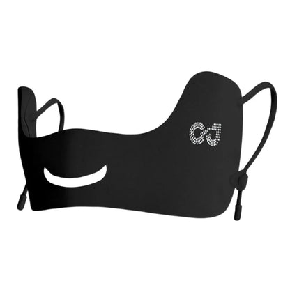 Summer Ice Silk Sun Protection Mask UPF50+ Breathable Women Face Mask Canthus Protection Half Face Face Shield for Golf Sports