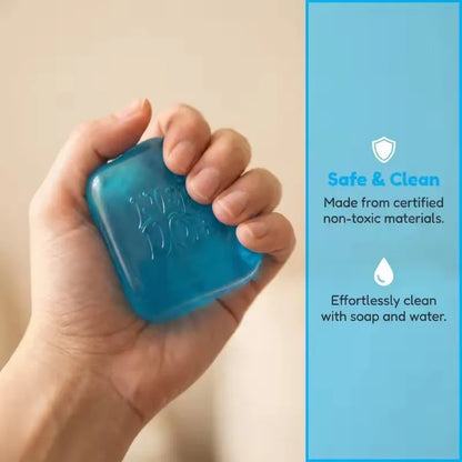 Ice Cube Squishy Fidget Toy, Soft Resilient Stress Relief Squeeze Cube Toy, Automatic Rebound Sensory Anxiety Relief Toy, Non-Toxic Portable Desk Fidget Nee Doh Cube for Kids Adults Classroom Office Relax Gift Random Multicol