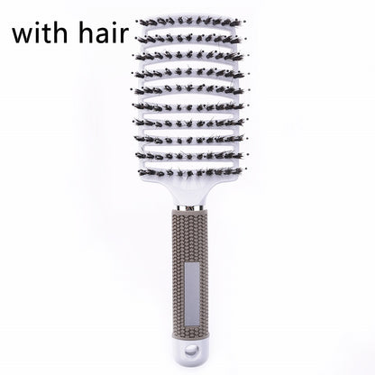 Hair brush Girls Hair Scalp Massage Comb Women Hairbrush Nylon Wet Curly Detangle Hair Brush for Salon Hairdressing Styling Tool