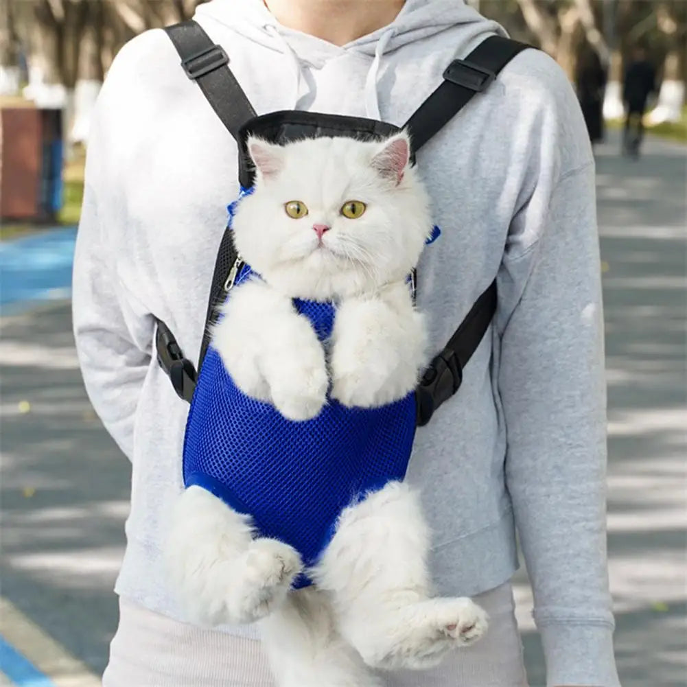 Pet Carrier Backpack Adjustable Pet Front Carrier for Hiking And Riding Dog Backpack Pet Legs Out Travel Bag for Cats Small Dogs