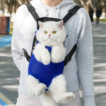 Pet Carrier Backpack Adjustable Pet Front Carrier for Hiking And Riding Dog Backpack Pet Legs Out Travel Bag for Cats Small Dogs