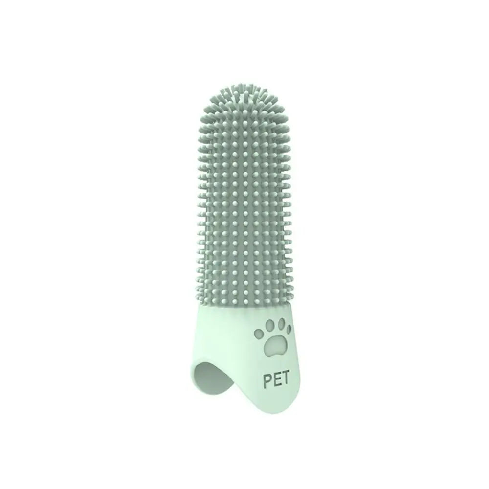 Dog Toothbrush, 360° Cleaning Finger Toothbrush for Dogs, Food Grade Silicone Dog Finger Toothbrush for Dogs & Cats Dental Care
