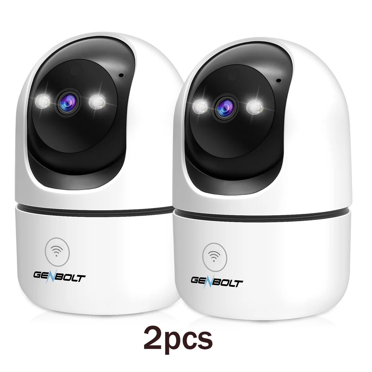 2K Pet Camera WiFi Security Camera Indoor Home Surveillance Camera, Motion Detection, Two-Way Audio, Night Vision, GENBOLT