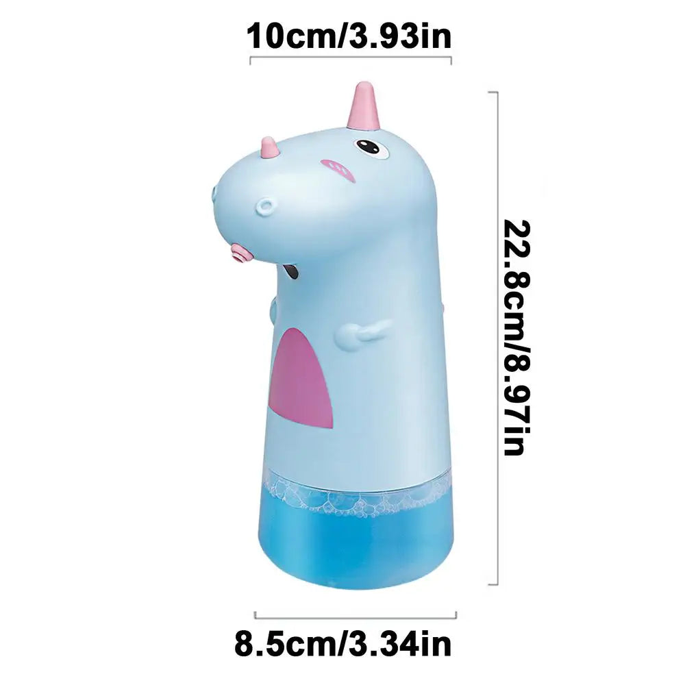 cartoon Automatic Soap Dispenser Touchless Hand Soap Dispenser For Kids Cute Dinosaur Foam Dispenser For Bathroom Countertop