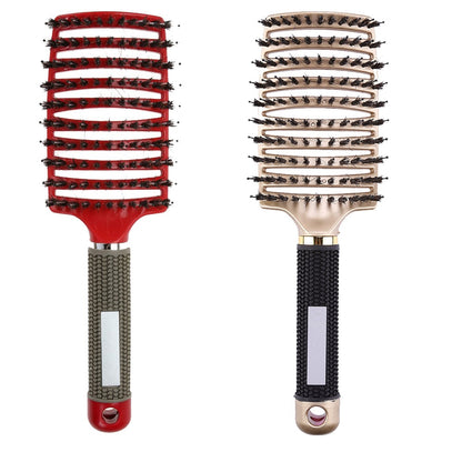 Hair brush Girls Hair Scalp Massage Comb Women Hairbrush Nylon Wet Curly Detangle Hair Brush for Salon Hairdressing Styling Tool