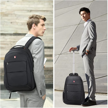 OIWAS Travel Bag on Wheels Men&#39;s Trolley Backpack Business Large Capacity Gym Sport Bags Travel Luggage Sets For Women Teens