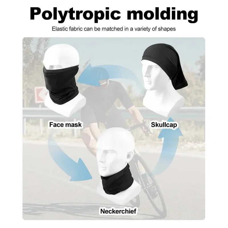 1PC Summer Face Mask Cycling/Fishing/Running Neck Gaiter with UV Protection-Breathable Sweat-Absorbing Sports Bandana