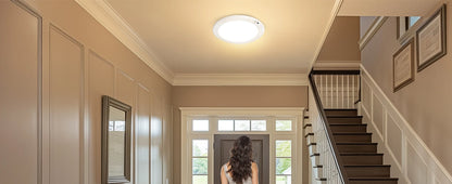 Rechargeable Motion Sensor Ceiling Light with Remote, Battery Operated Closet Light No Wiring, Wireless LED Shower Lights, 3 Colors Dimmable Indoor Overhead Lamp for Closet Shower Pantry Shed Hallway