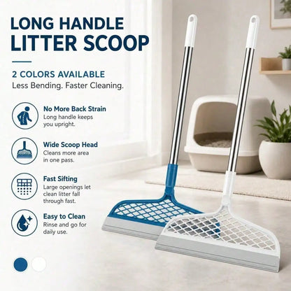 Silicone Broom, Silicone Floor And Carpet Cleaner, Plastic Handle For Stains And Spills, Home Cleaning Tool & Pet Hair Remover,Broom Sweeper.