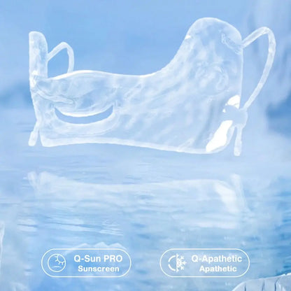 Summer Ice Silk Sun Protection Mask UPF50+ Breathable Women Face Mask Canthus Protection Half Face Face Shield for Golf Sports