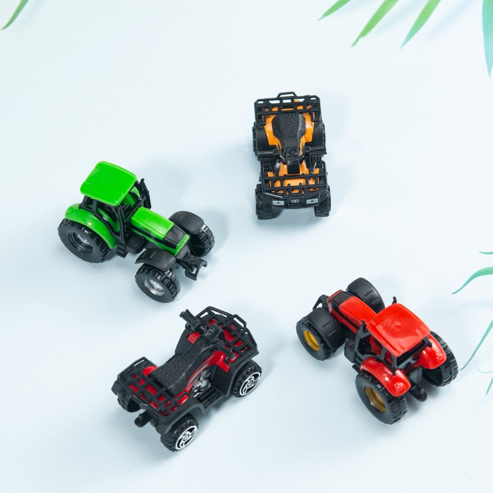 Kids Toy Car Mini Car Model Toys Simulation Motorcycle Utility Vehicle Plastic Diecasts Toy Boys Toys for Children