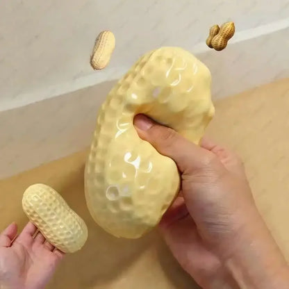 Peanut Stress Ball Crunchy Squeeze Ball Squishy Toy, Buttery-Soft Feel Fidget Toy ASMR Sensory Anti Stress Toys For Adults, Birt